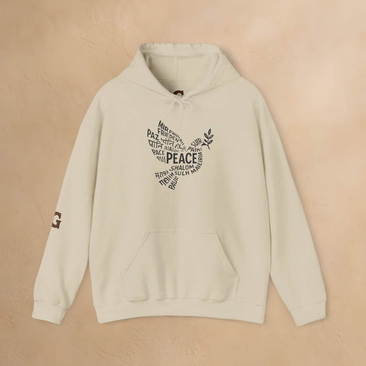 Global Peace Dove Typography Apparel | Multilingual Unity Message Collection - Ghazawy